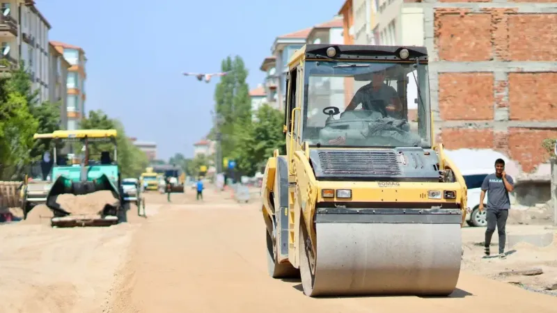 Aksaray Belediyesi’nden Büyük Bölcek Caddesi’nde Modernizasyon Atağı