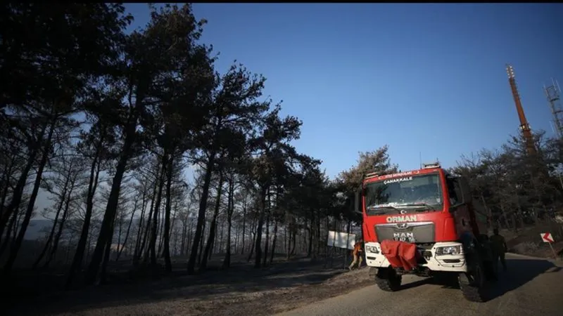 Çanakkale’deki Yangınlar Büyük Ölçüde Kontrol Altına Alındı