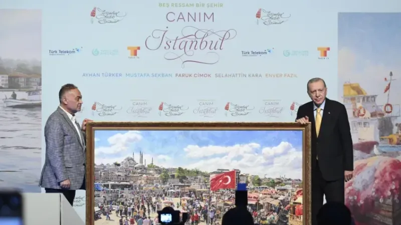 İstanbul’un Renkleri Tuvale Taşındı: “5 Ressam 1 Şehir” Sergisi Açıldı