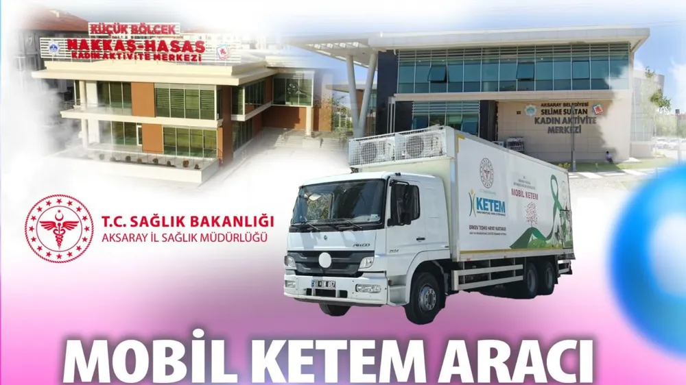 Aksaray’da KETEM Mobil Aracı ile Ücretsiz Kanser Taraması