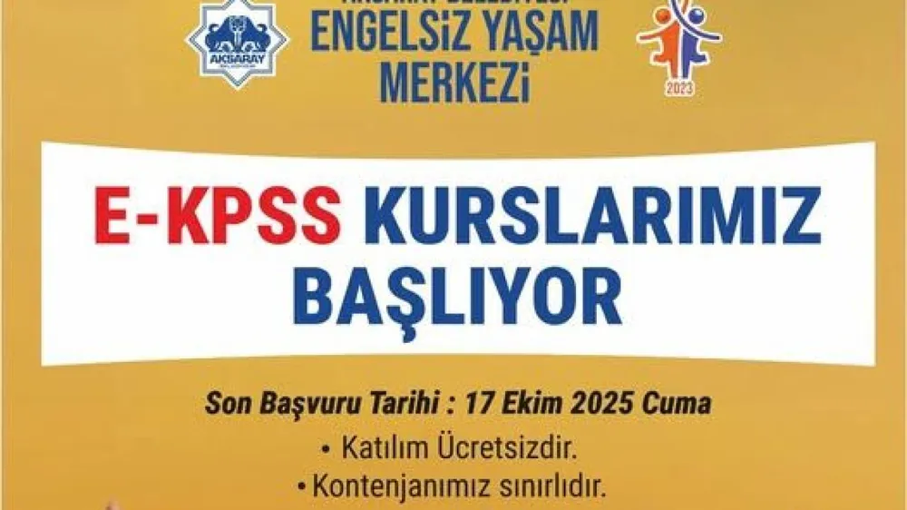 Aksaray’da E-KPSS Kurslarıyla Engel Tanımayan Başarı Hedefi