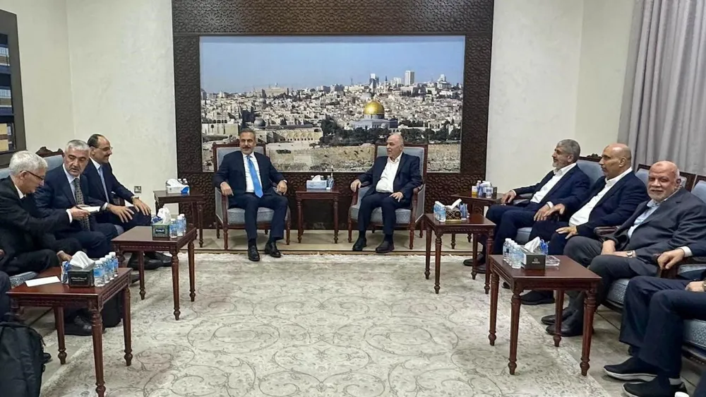 Bakan Fidan ve MİT Başkanı Kalın, Hamas Liderleriyle Katar’da Görüştü